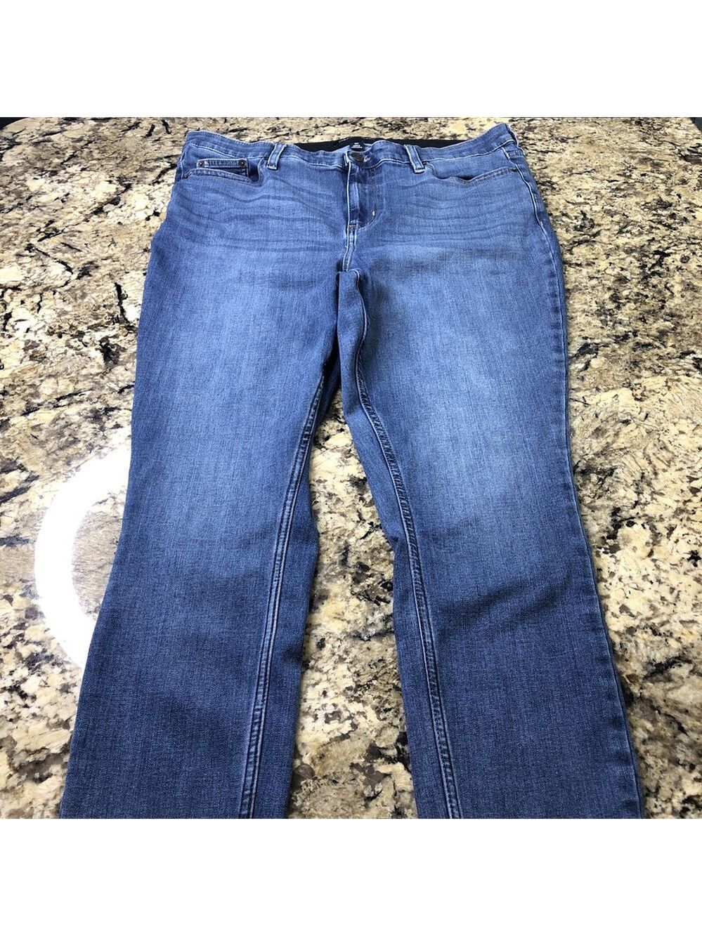 Size 18W X 27 Calvin Klein High Rise Skinny Women’s Jeans Stretchy BD - Picture 2 of 14